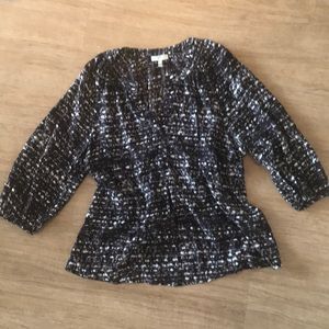 Joie silk peasant top sz Small